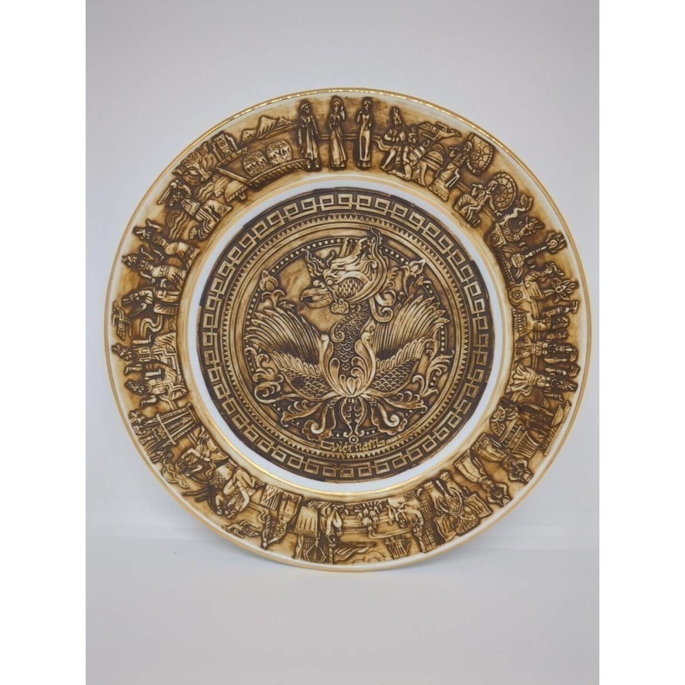 Minh Long 1 Vietnam Fine Porcelain Plate Vietnamese People
